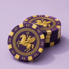OEM Custom EPT Ceramic Poker Chips 10g — Factory-Direct Full Color Edge-Printed Casino Tokens
