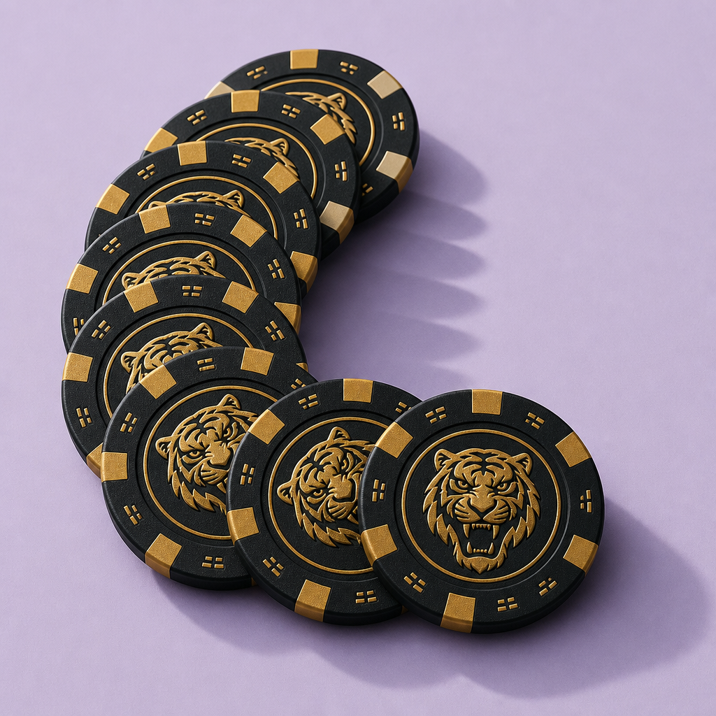 OEM Custom EPT Ceramic Poker Chips 10g — Factory-Direct Full Color Edge-Printed Casino Tokens