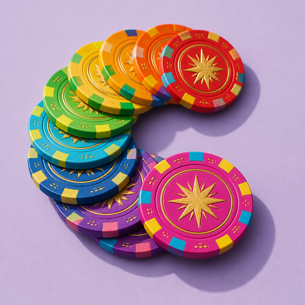 Custom Tournament Poker Chips Set — Factory-Direct Personalized Casino Weight Gaming Tokens & Cases