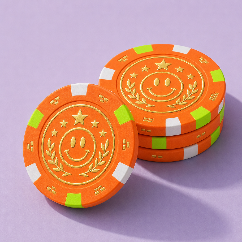 Personalized Ceramic Poker Chips 10g — Custom Logo Golf Ball Markers & Event Gaming Tokens Wholesale