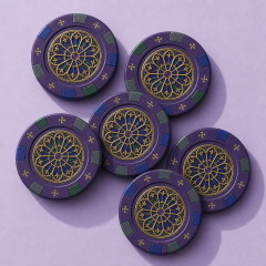 Custom Ceramic Poker Chips 10g — Wholesale Personalized Casino & Golf Ball Marker Chip Sets
