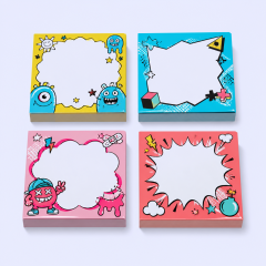 Custom Pop IP Memo Pads - Gloss Laminated Desk Stationery - STANDARD GIFTS