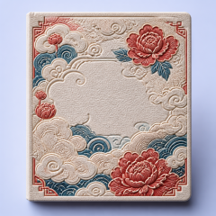 Custom Embossed Memo Pads - Aesthetic Oriental Stationery Gift Set - STANDARD GIFTS