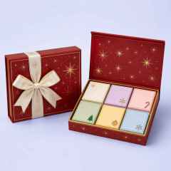 Custom Holiday Gift Mini Sticky Note Set - Festive Boxed Memo Pads - STANDARD GIFTS
