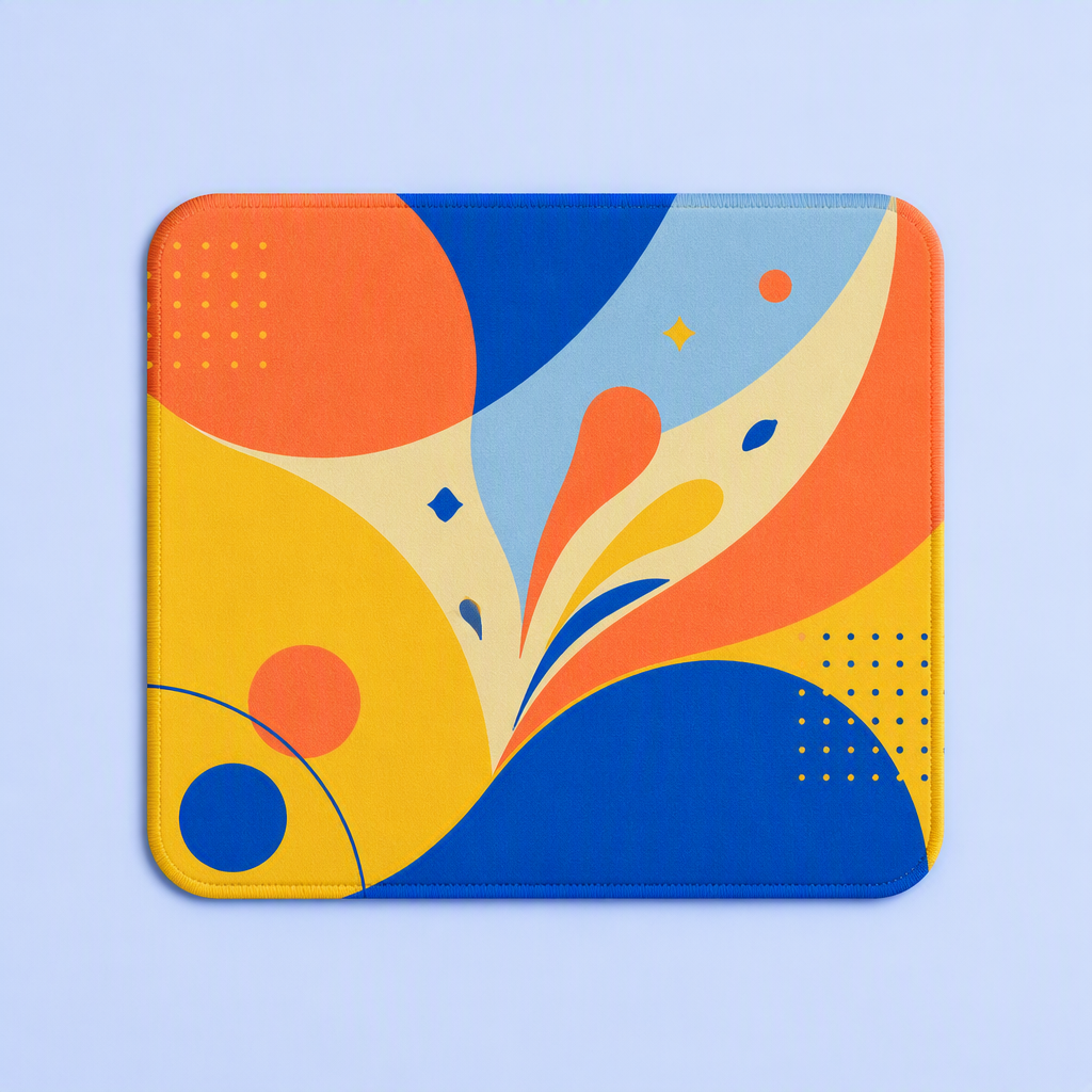 Custom Vibrant Themed Mouse Pad - Anti-Slip Natural Rubber Extended Aesthetic Desk Mat - STANDARD GIFTS