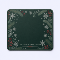 STANDARD GIFTS Custom Holiday Theme Mouse Pad - Aesthetic Non-Slip Rubber Base Desk Mat for Festive Gifts & Room Decor