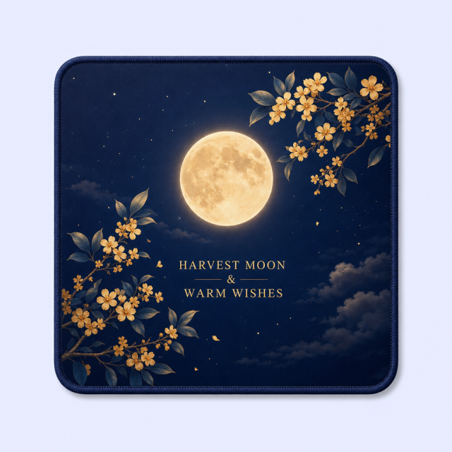 STANDARD GIFTS Custom Holiday Theme Mouse Pad - Aesthetic Non-Slip Rubber Base Desk Mat for Festive Gifts & Room Decor