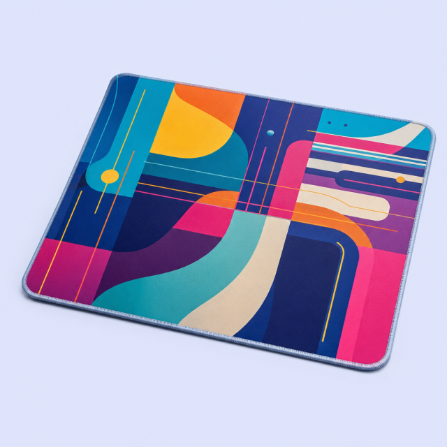 Custom Vibrant Themed Mouse Pad - Anti-Slip Natural Rubber Extended Aesthetic Desk Mat - STANDARD GIFTS