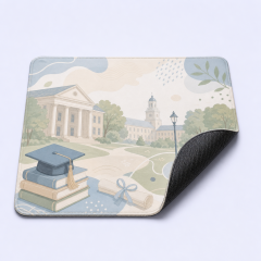 Custom Campus Mouse Pad Aesthetic School Desk Mat Non-Slip Rubber Base STANDARD GIFTS
