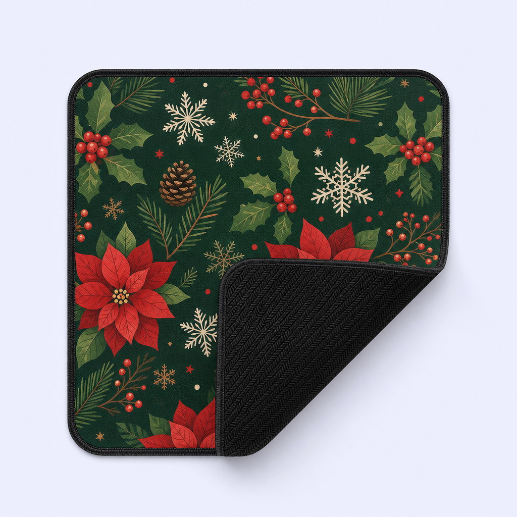 STANDARD GIFTS Custom Holiday Theme Mouse Pad - Aesthetic Non-Slip Rubber Base Desk Mat for Festive Gifts & Room Decor