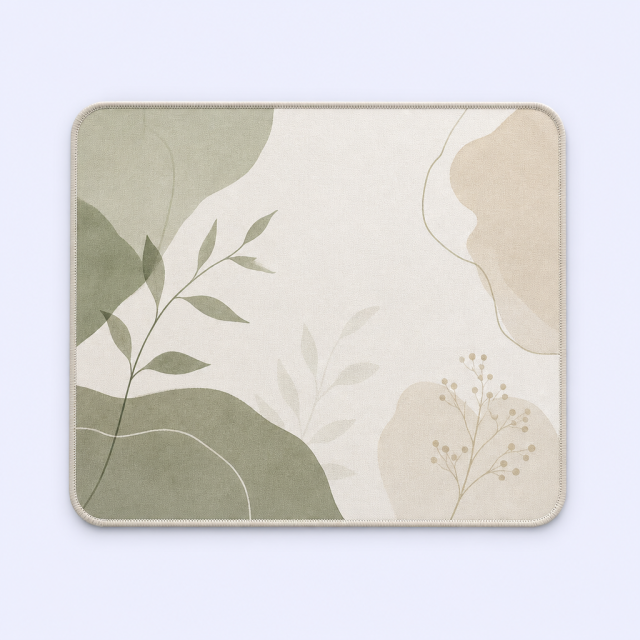 Custom Minimalist Lifestyle Art Desk Mat - Aesthetic Mouse Pad - STANDARD GIFTS
