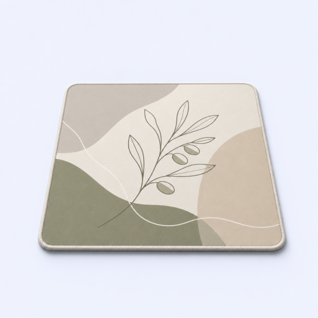 Custom Minimalist Lifestyle Art Desk Mat - Aesthetic Mouse Pad - STANDARD GIFTS