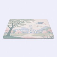 Custom Campus Mouse Pad Aesthetic School Desk Mat Non-Slip Rubber Base STANDARD GIFTS