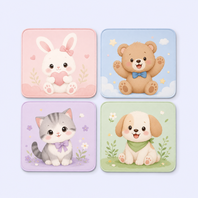 STANDARD GIFTS Custom Cute Cartoon IP Mouse Pad - Aesthetic Kawaii Desk Mat with Non-Slip Rubber Base