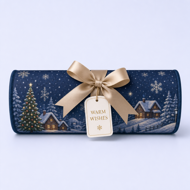STANDARD GIFTS Custom Holiday Theme Mouse Pad - Aesthetic Non-Slip Rubber Base Desk Mat for Festive Gifts & Room Decor