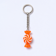 Custom 3D Simulated Candy Shape Acrylic Keychain - Glossy Confectionery Charm with Swivel Clasp by STANDARD GIFTS
