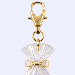 STANDARD GIFTS Custom Candy Wrapper Keychain Cute Clear Acrylic Pouch Shaker Charm for Bag Hanging Wedding Party Favors Low MOQ