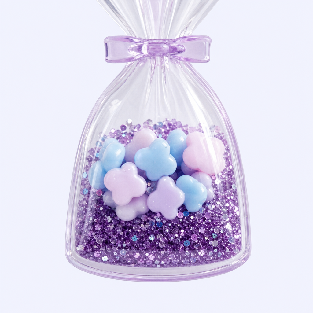 STANDARD GIFTS Custom Candy Wrapper Keychain Cute Clear Acrylic Pouch Shaker Charm for Bag Hanging Wedding Party Favors Low MOQ