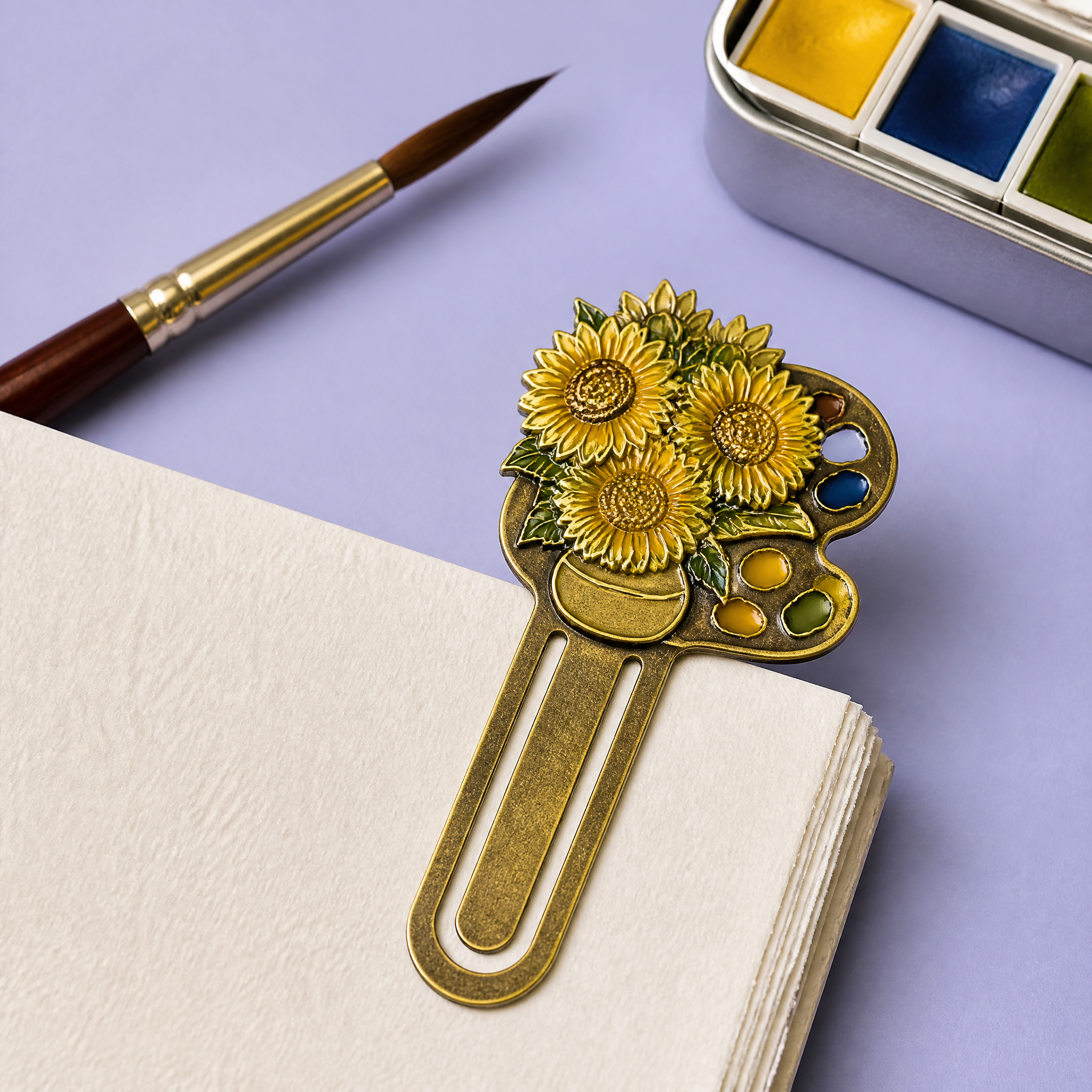 Custom Enamel Paperclip Bookmarks · Cute Animals, Botanical, Food & Van Gogh Art Metal Page Clips Wholesale