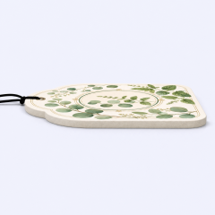 Custom Botanical Herbal Car Air Freshener Wholesale · Arched Cotton Paper Scent Diffuser Hang Tag Manufacturer