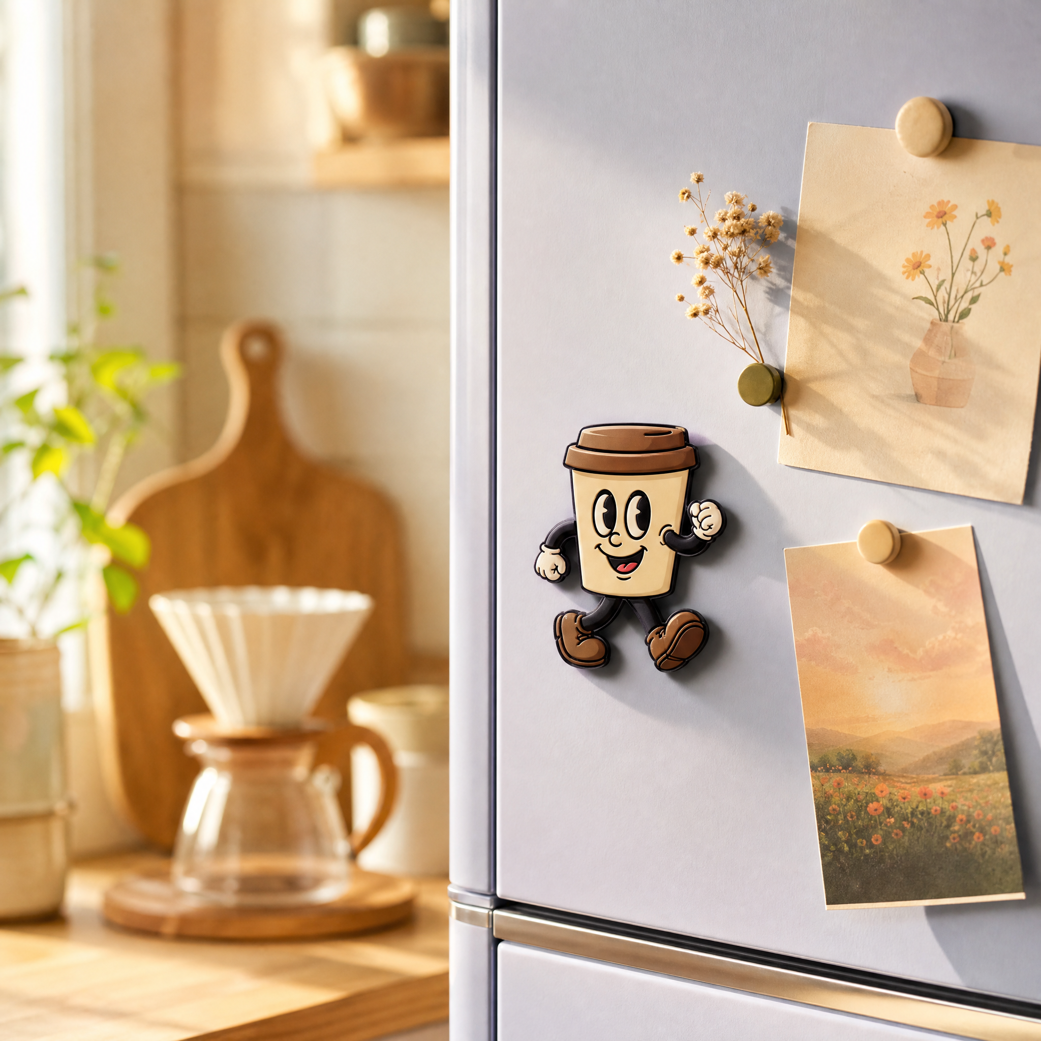 Custom 3D Soft PVC Fridge Magnets · Cartoon Mascot, Coffee Shop & Illustration Rubber Refrigerator Magnets Wholesale