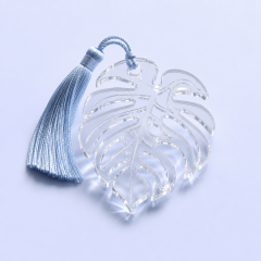 Aesthetic Laser-Carved Hollow Acrylic Bookmarks for Book Lovers & Indie Shops