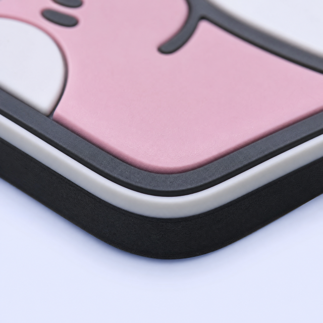 Custom 3D Soft PVC Pastel Memphis Luggage Tags · Macaron Geometric & Holiday Landscape Travel Bag Identifiers Wholesale