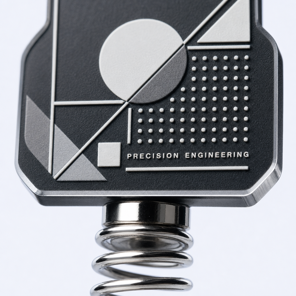 Custom Geometric Bobblehead Keychain - Spring Shaker - STANDARD GIFTS