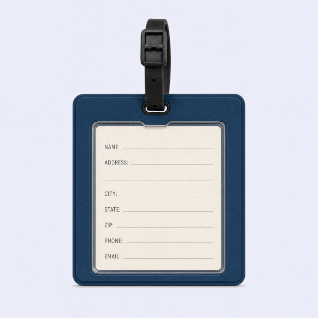 Custom 3D Soft PVC Route 66 Luggage Tags · American Scenic Highway & Desert Canyon Suitcase Identifiers Wholesale