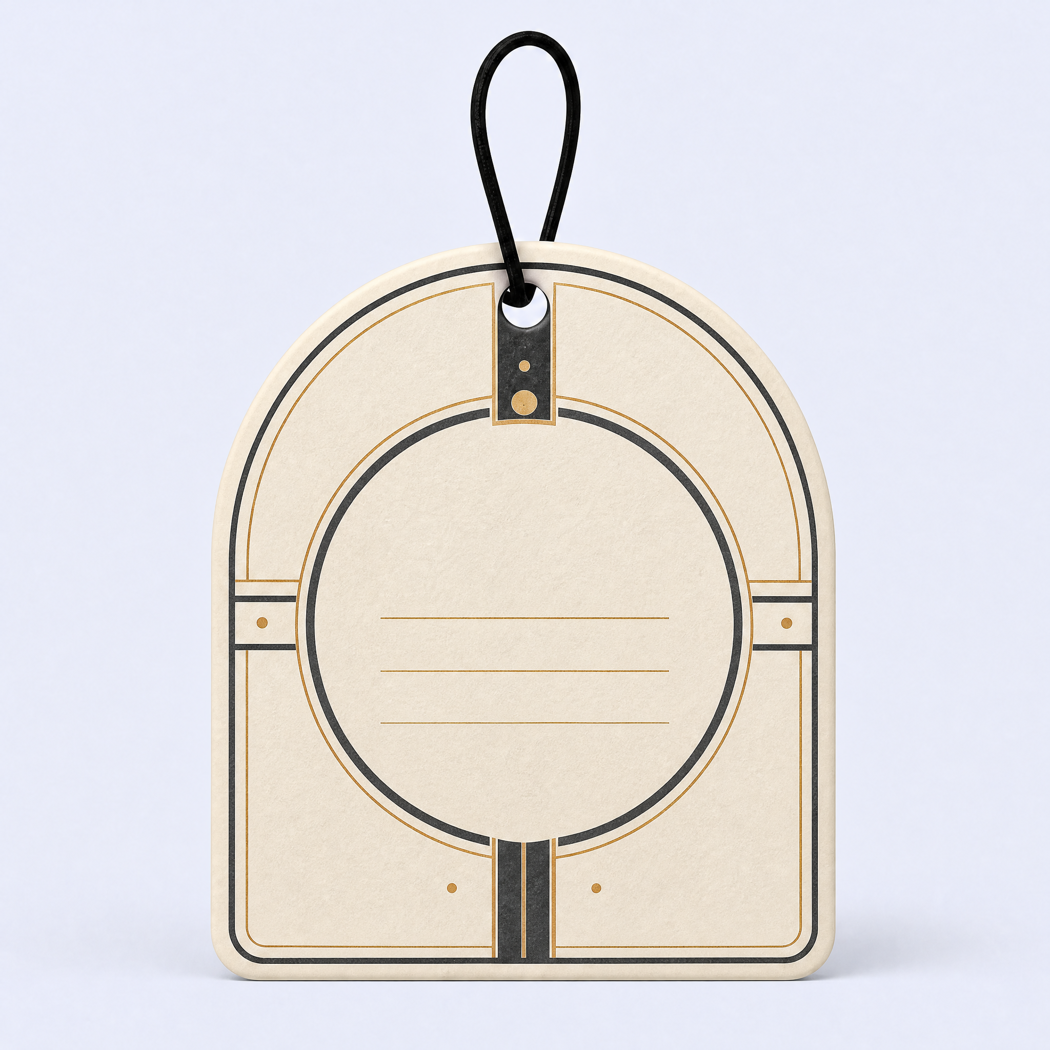 Custom Alpine Pine Forest Car Air Freshener Wholesale · Arched Woodgrain Cedarwood Scent Diffuser Hang Tag Manufacturer