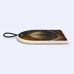 Custom Alpine Pine Forest Car Air Freshener Wholesale · Arched Woodgrain Cedarwood Scent Diffuser Hang Tag Manufacturer