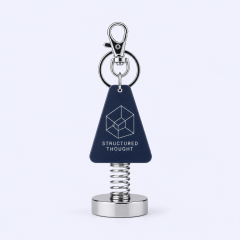 Custom Geometric Bobblehead Keychain - Spring Shaker - STANDARD GIFTS