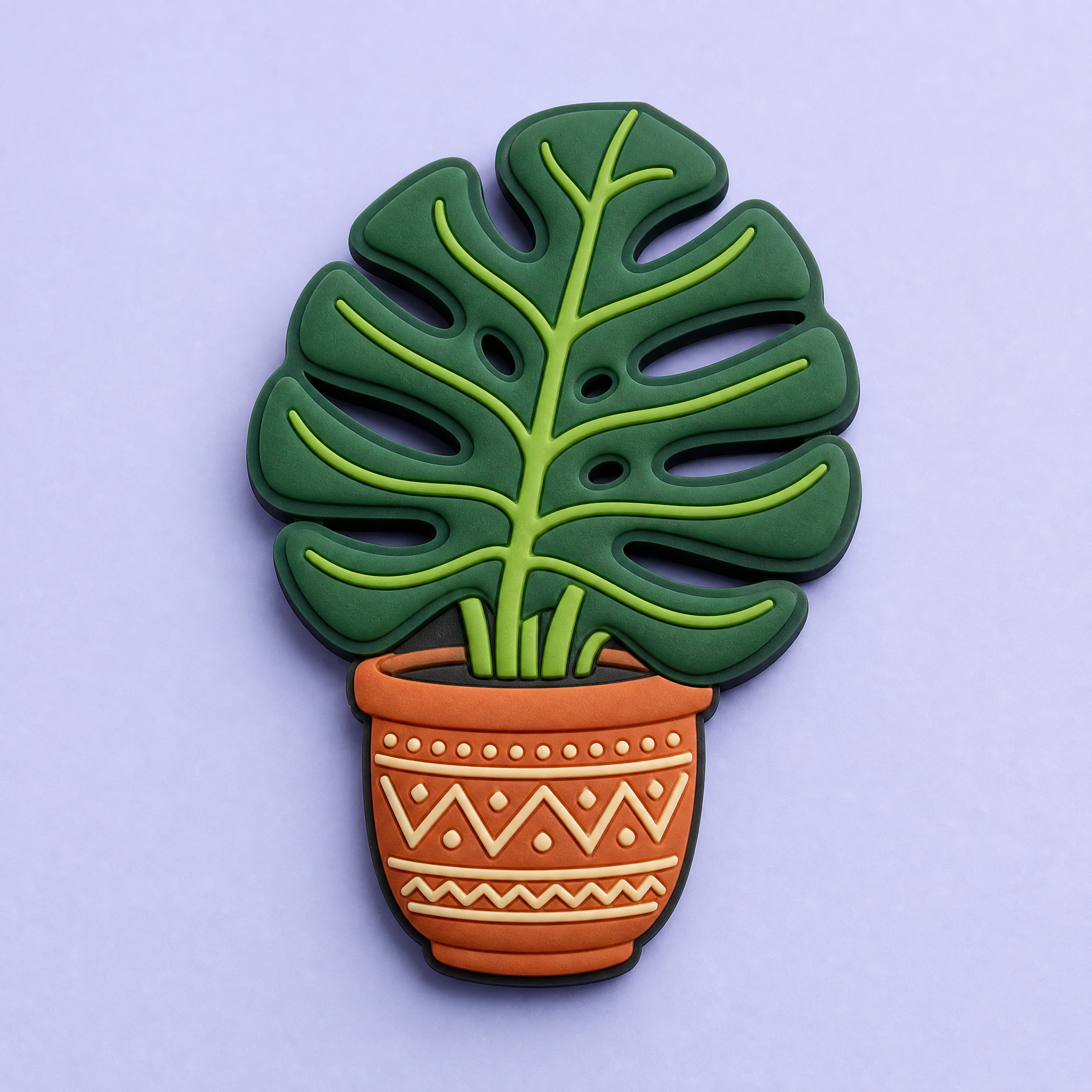Custom 3D Soft PVC Botanical Plant Fridge Magnets · Monstera, Succulent & Cactus Potted Plant Rubber Refrigerator Magnets Wholesale