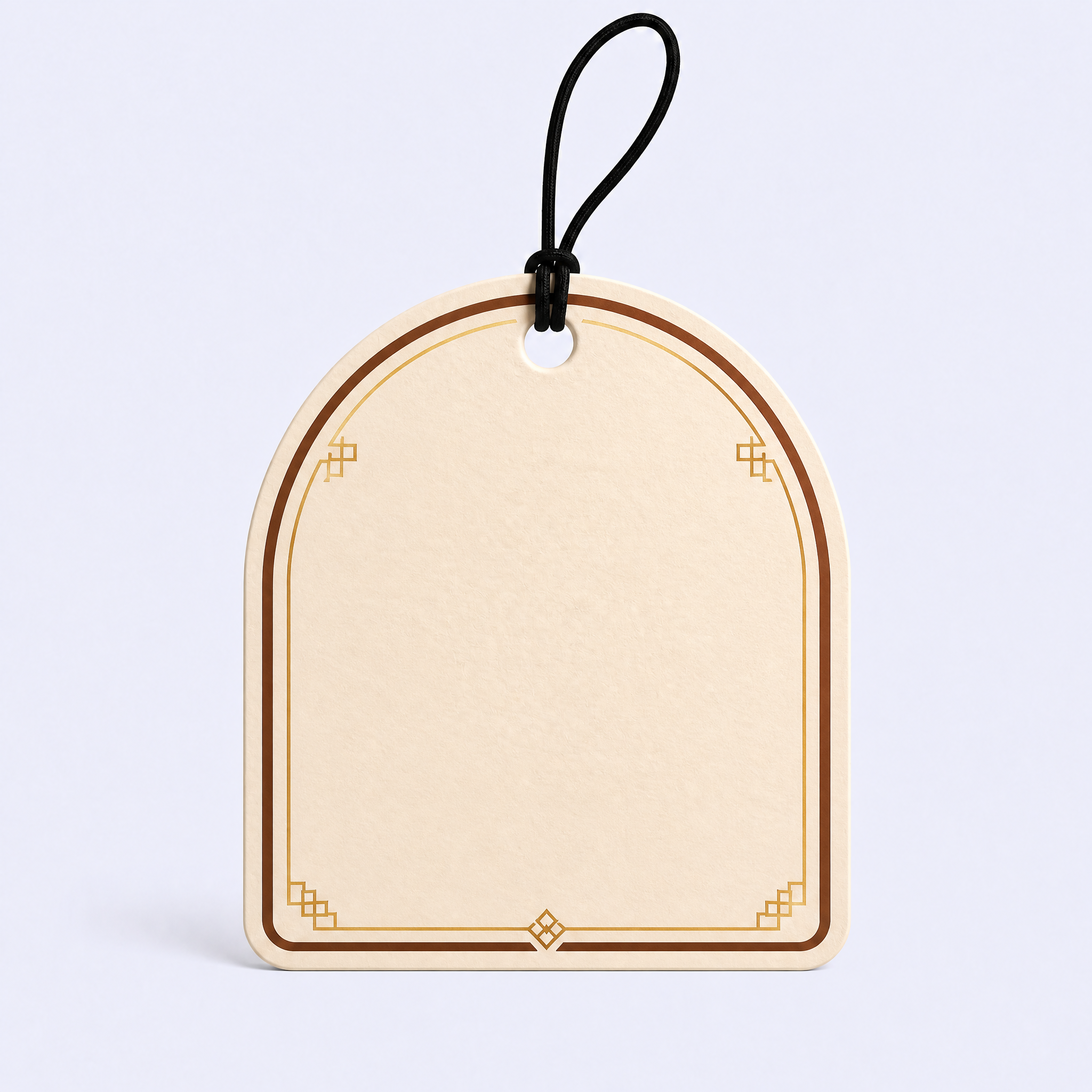 Custom Botanical Herbal Car Air Freshener Wholesale · Arched Cotton Paper Scent Diffuser Hang Tag Manufacturer