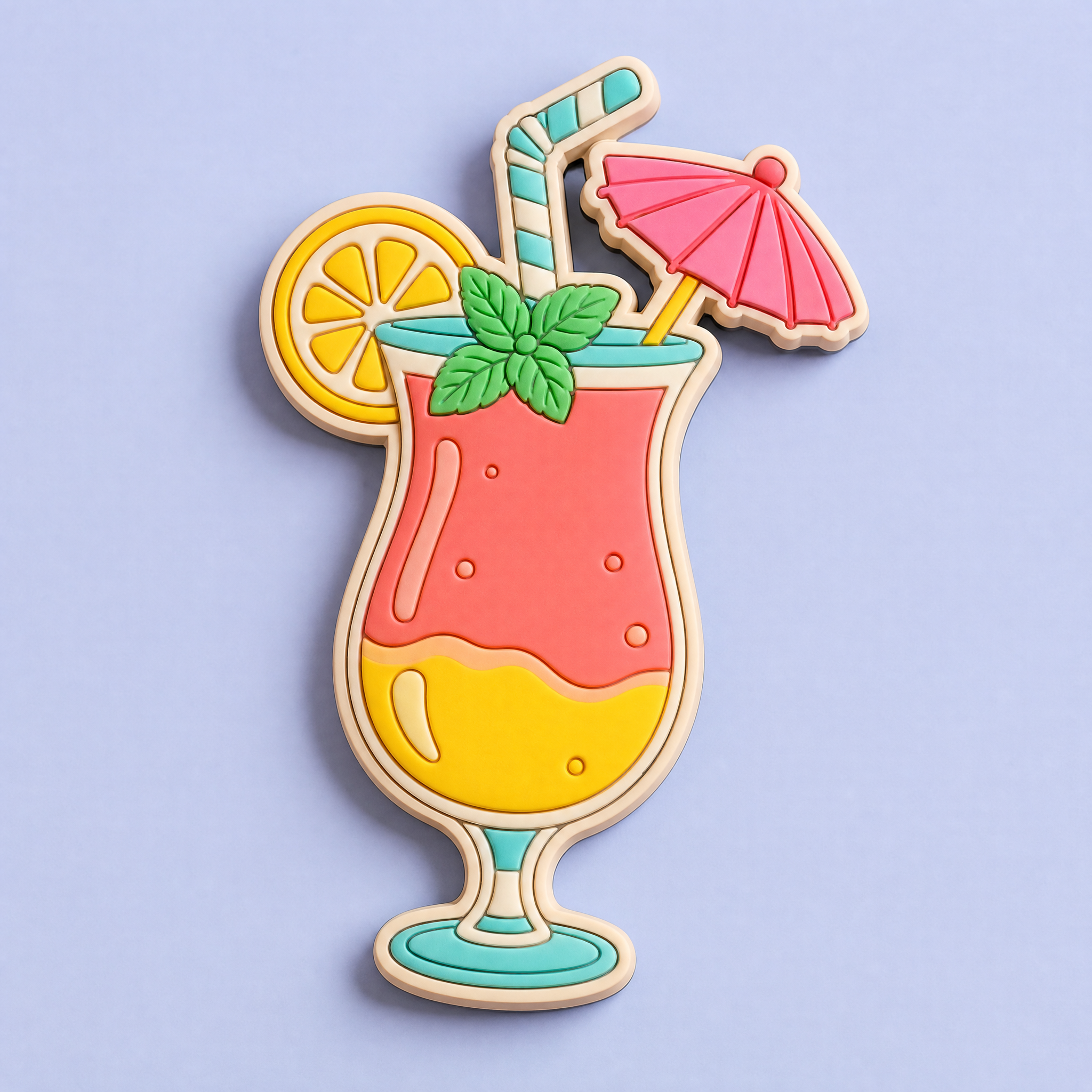 Custom 3D Soft PVC Tropical Vacation & Cocktail Fridge Magnets · Beach Resort, Flamingo & Surfboard Rubber Refrigerator Magnets Wholesale