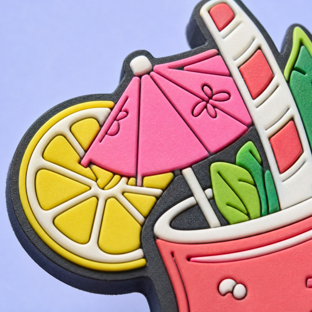 Custom 3D Soft PVC Tropical Vacation & Cocktail Fridge Magnets · Beach Resort, Flamingo & Surfboard Rubber Refrigerator Magnets Wholesale