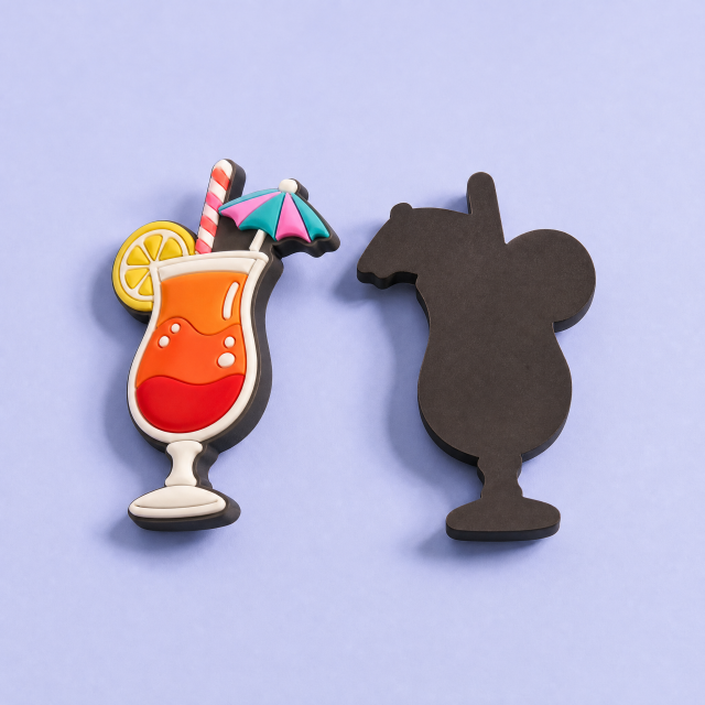 Custom 3D Soft PVC Tropical Vacation & Cocktail Fridge Magnets · Beach Resort, Flamingo & Surfboard Rubber Refrigerator Magnets Wholesale
