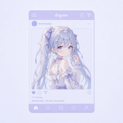 Custom Transparent Viewfinder Photo Cards - Ultra-Thin Clear Plastic Cards - STANDARD GIFTS