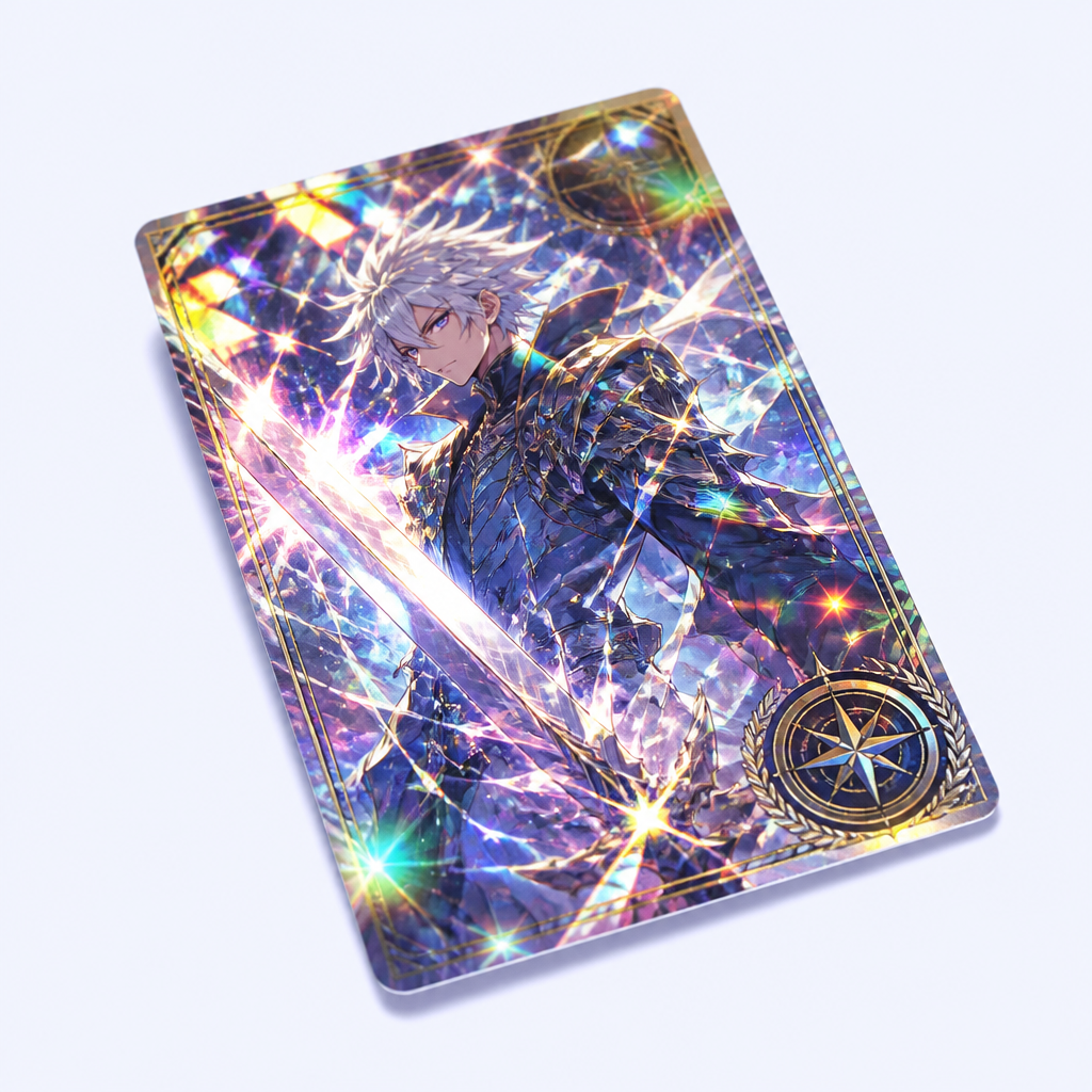 Custom Holographic Photo Cards Ultra Thin Laser Anime Trading Cards by STANDARD GIFTS
