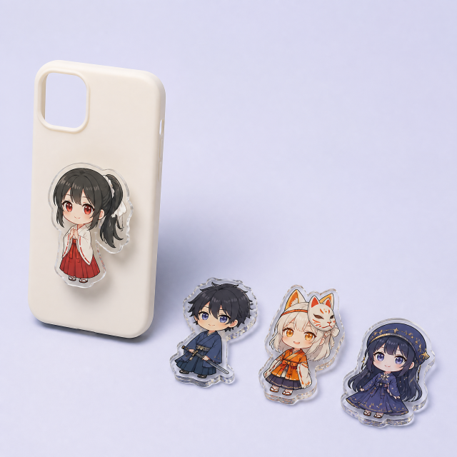 Custom Japanese Anime Acrylic Phone Grips Wholesale · MagSafe & Collapsible Kickstand Socket Griptok Manufacturer