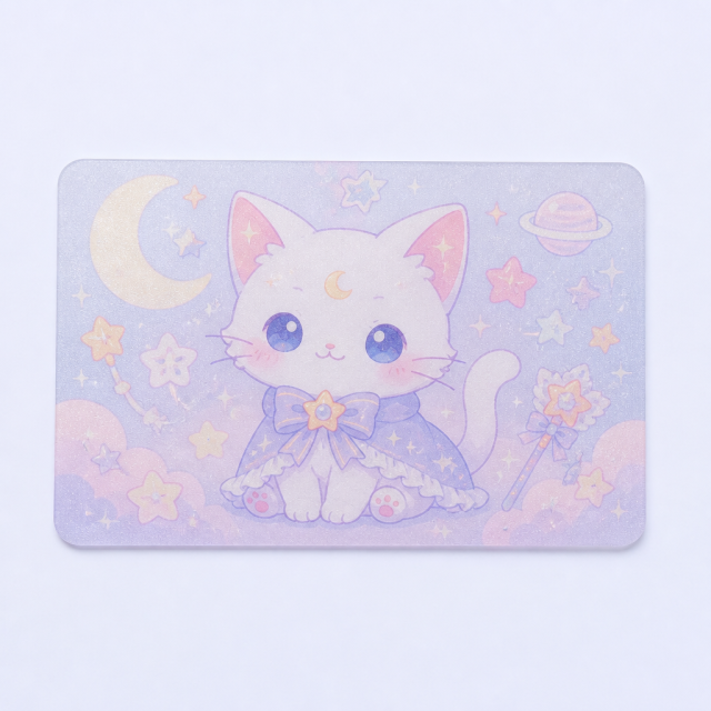 Custom Frosted Translucent Photocard Ultra-Thin Matte Clear PVC Acrylic Cards for Anime Merch and Journal Collectibles