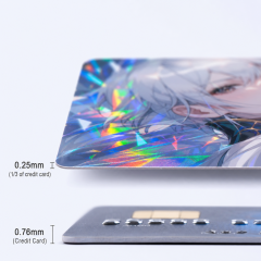 Custom Holographic Photo Cards Ultra Thin Laser Anime Trading Cards by STANDARD GIFTS