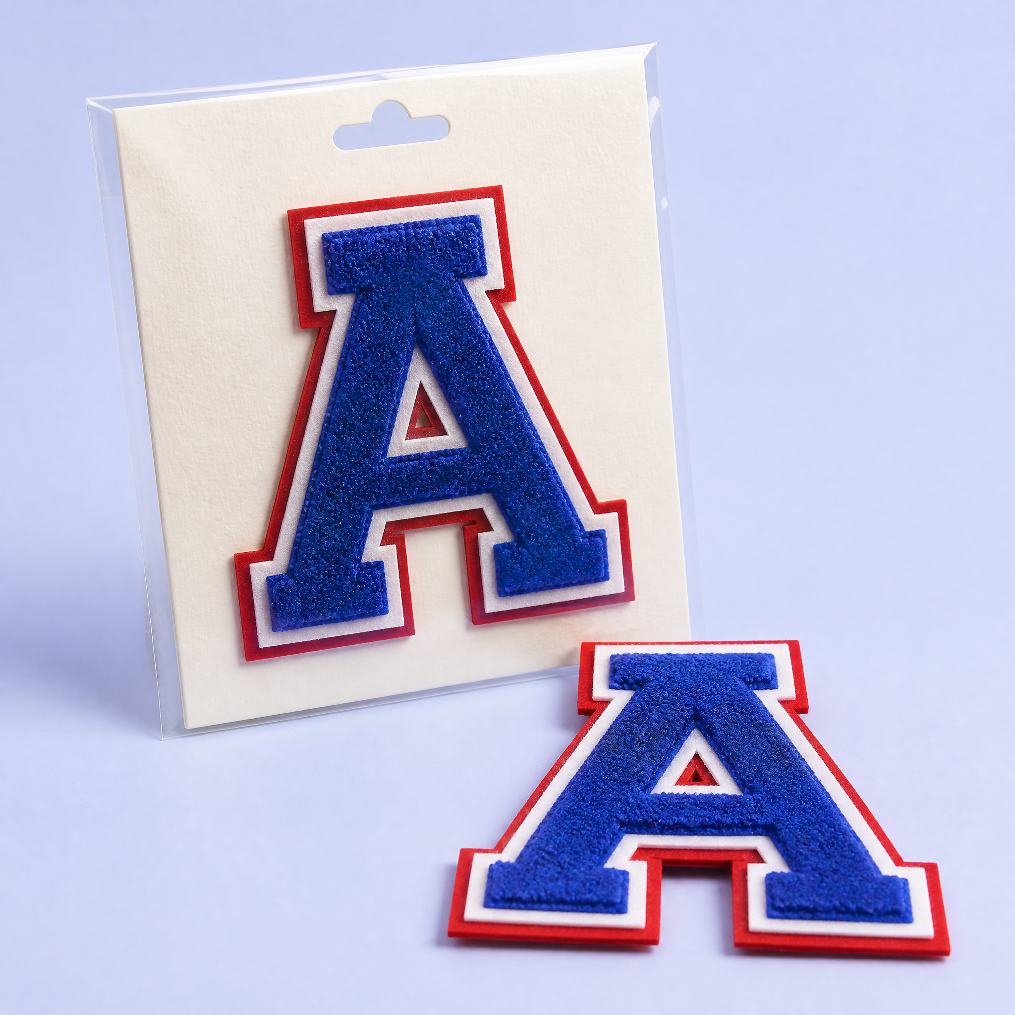 Custom Chenille Varsity Letter Patches Wholesale · 3D Towel Embroidery Letterman Jacket Applique Patch Manufacturer