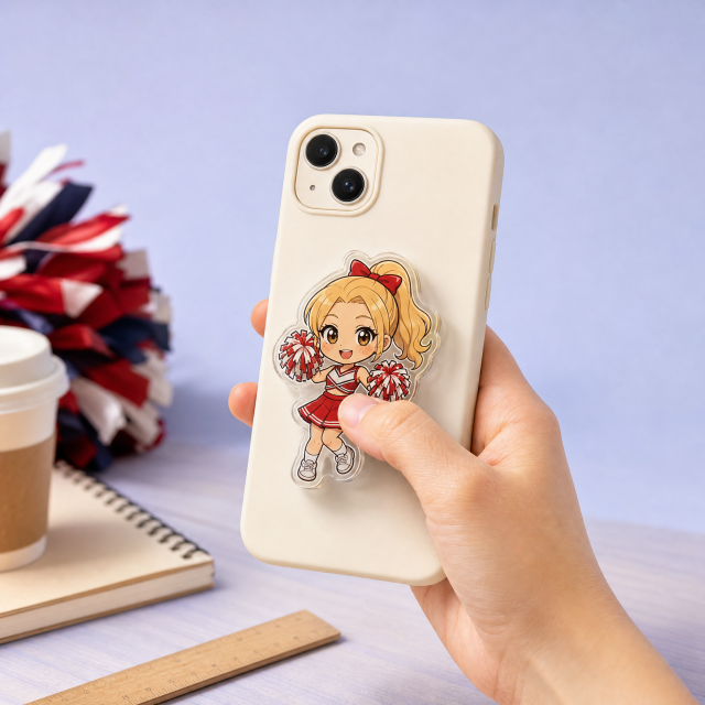 Custom Anime Acrylic Phone Grips Wholesale · MagSafe & Collapsible Kickstand Socket Griptok Manufacturer