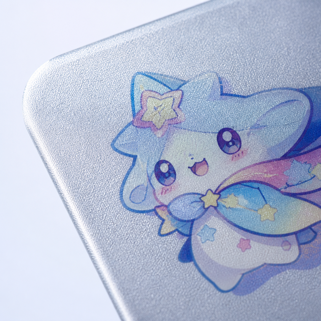 Custom Frosted Translucent Photocard Ultra-Thin Matte Clear PVC Acrylic Cards for Anime Merch and Journal Collectibles