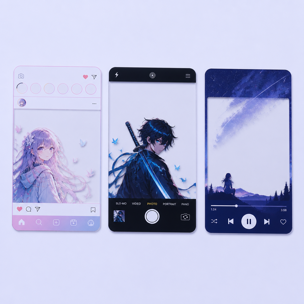 Custom Transparent Viewfinder Photo Cards - Ultra-Thin Clear Plastic Cards - STANDARD GIFTS