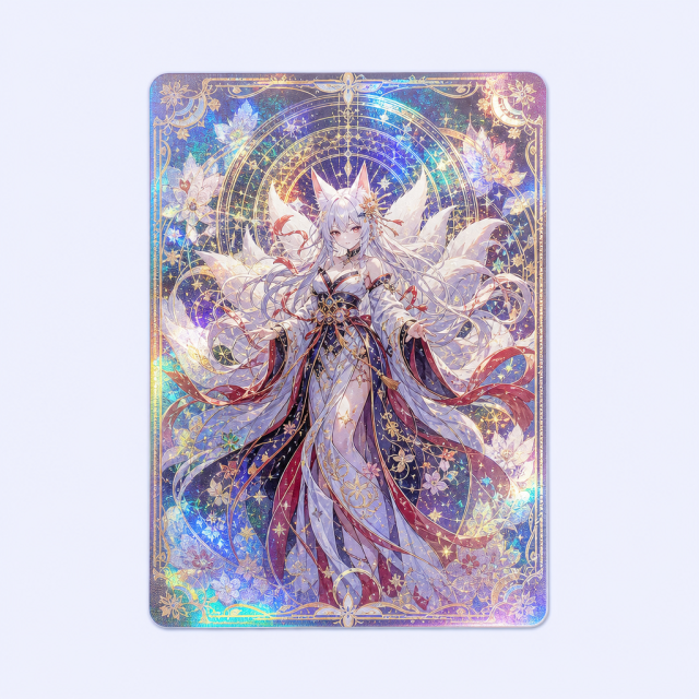 Custom Holographic Photo Cards Ultra Thin Laser Anime Trading Cards by STANDARD GIFTS