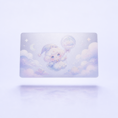 Custom Frosted Translucent Photocard Ultra-Thin Matte Clear PVC Acrylic Cards for Anime Merch and Journal Collectibles