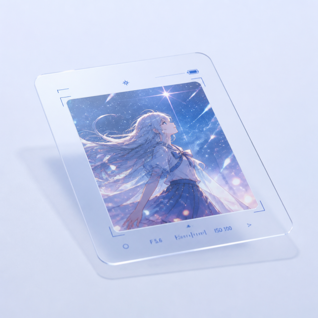 Custom Transparent Viewfinder Photo Cards - Ultra-Thin Clear Plastic Cards - STANDARD GIFTS
