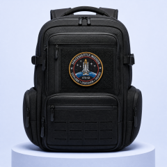 Custom Space Mission Embroidered Patches Wholesale · Metallic NASA Astronaut Sci-Fi Flight Jacket Badge Manufacturer